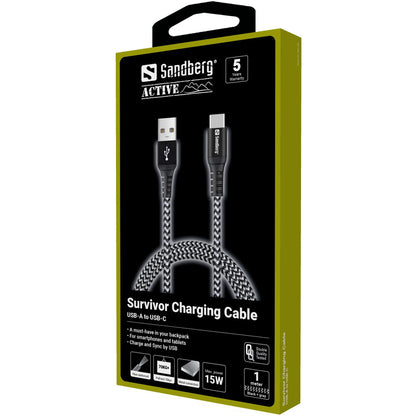 Survivor USB-C- USB-A Charging cable