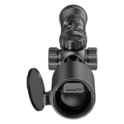 Hikmicro Stellar SQ50L 4.0 (30 mm ringe) set forfra med åbent linsedæksel