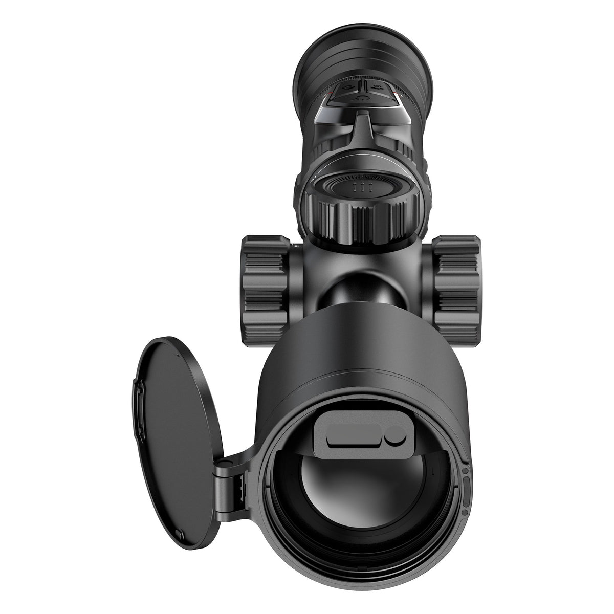 Hikmicro Stellar SQ50LR 4.0 (rail) set forfra med åbent linsedæksel