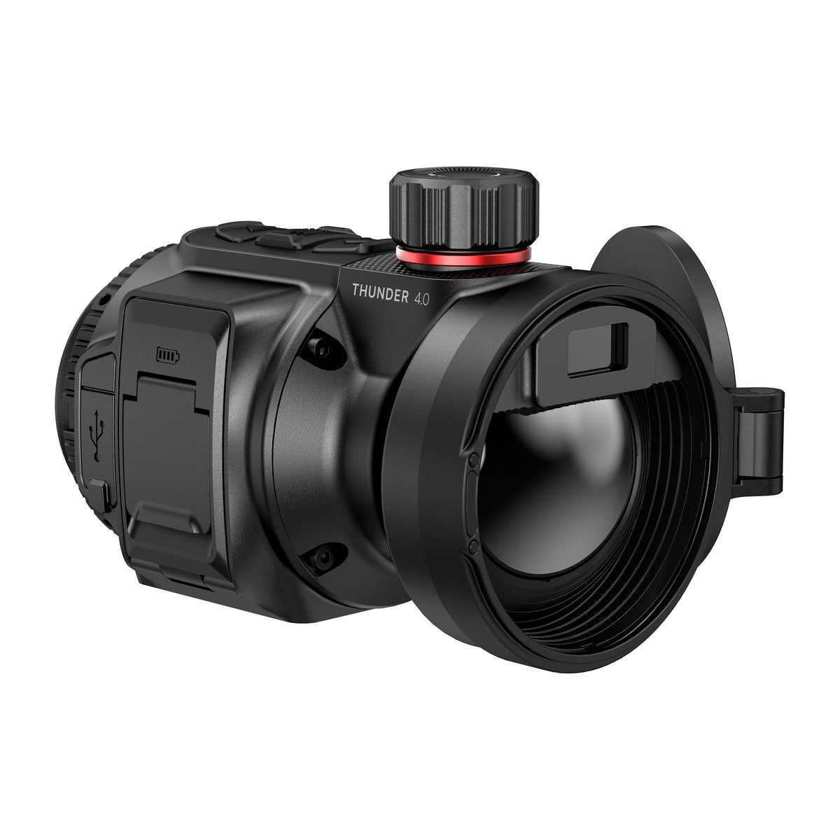 Hikmicro Thunder TQ50CL 4.0 linse og batterirum