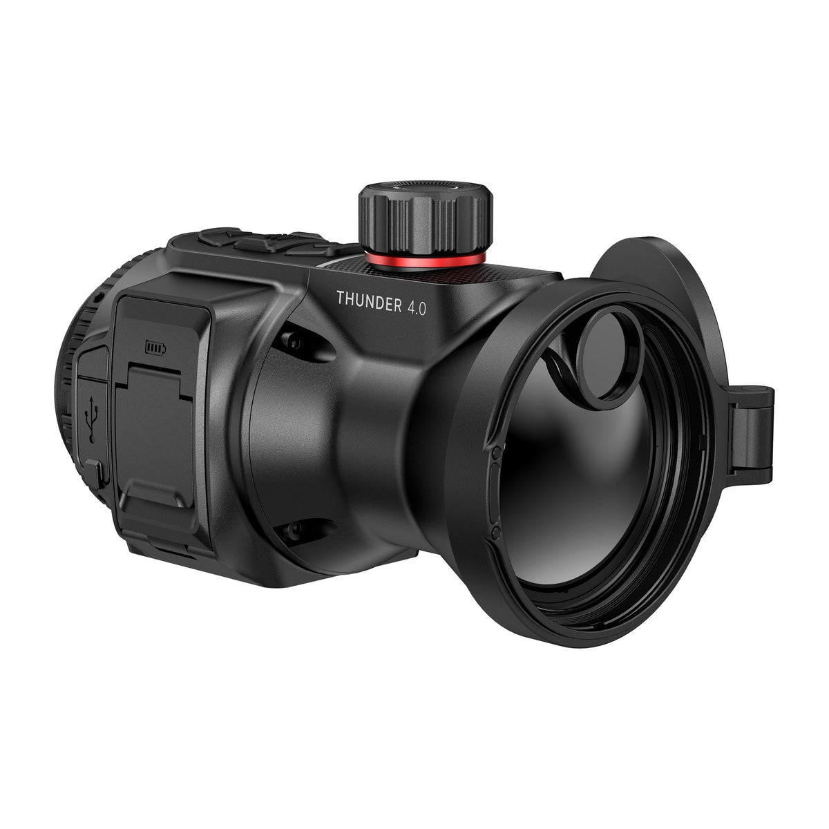 Hikmicro Thunder TX70CL 4.0 linse og batterirum