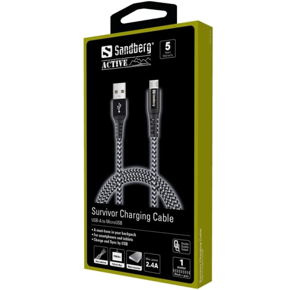 Sandberg - Survivor Micro USB Ladekabel - 441-37